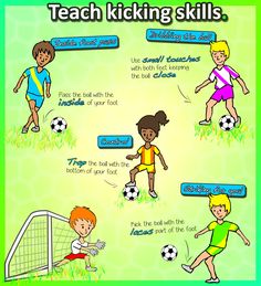 Football For Beginners, Kindergarten Pe, Football Activities, Football Activity, Messi Gif