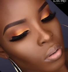 Eye Makeup For Dark Skin Tones, Brown Girls Makeup, Colors Wedding, Eyebrow Tattoo, Makeup For Black Women