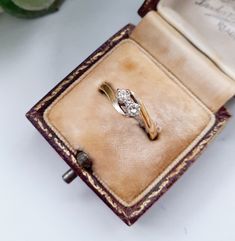 Antique 18ct Gold, Platinum & Diamond Ring. Hallmarked 18ct Gold - Circa early 1900's. Size N (EU 55, US 7). Free Resizing Available - please message or email info@sobellejewellery.com Weight: 2.8g Diamonds: 2 x 2.5mm (Old Cut, Excellent Clarity Si1, Colour G-H) Condition:  Good, clean antique condition. All items have a full professional clean and polish upon dispatch. Please message for further information, photos, videos etc. My items are all vintage so please study the photographs where I tr Platinum Diamond Ring, Platinum Diamond Rings, July Birthstone, September Birthstone, Diamond Flower, Antique Jewellery, Sapphire Diamond, Gold Platinum, Engagement Wedding