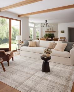 the living room is clean and ready for us to use in its new owner's home