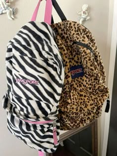 @1luvkayl3 Back To School Wishlist Clothes, Mcbling Backpack, 2000s Backpack, Cool Backpacks For School, Backpacks Y2k, Fuzzy Backpack, Cheetah Backpack, Cheetah Print Backpack, Cheetah Print Y2k