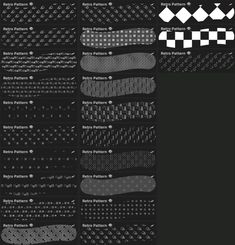 an image of different patterns and shapes