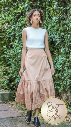 Ashton Skirt, Tan embroidered skirt, embroidered skirt, holiday outfit, thanksgiving outfit, tan skirt, emboridered skirt, camel skirt, light tan skirt, skirt outfit, skirt outfit ideas, outfit inspo, fall outfit inspo Shacket Outfit, Camel Skirts, Wedding Guest Outfit Fall, Tan Skirt, Fall Dress Outfit, Go To Work, Embroidered Skirt, Cute Fall Outfits, Thanksgiving Outfit