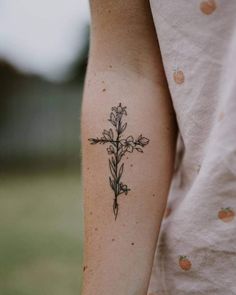 Top 63 Best Cross Tattoo Ideas for Women - [2021 Inspiration Guide] | Creative Tattoos Flowers Pin BY  Kenzie Crocker Guide Tattoo, Cross Shoulder Tattoos, Christian Cross Tattoos, Vines Tattoo, Feminine Cross Tattoo, Cross Tattoos For Women, Western Tattoos, Omerta Tattoo, Women Inspiration