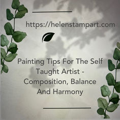 How to achieve composition balance and harmony in a landscape painting