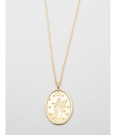 Diana Necklace Diana Necklace, Goddess Diana, The Goddess, Brass Pendant, Rope Chain, Gold Filled, Original Artwork, Chain Necklace, Gold Necklace