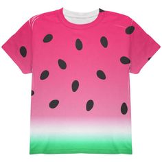 Summer Sun Watermelon Ombre Costume All Over Youth T Shirt