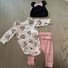 Excellent Condition, Washed But Never Worn. Comes With A Very Cute Minnie Mouse Hat. Bundle To Save And Check Out My Other Listings. Size 3 Months. Questions? Leave A Comment Below! Pink Minnie Mouse Sets For Playtime, Pink Minnie Mouse Playtime Set, Cute Pink Minnie Mouse Set, Cute Fitted Minnie Mouse Sets, Cute Minnie Mouse Playtime Sets, Cute Minnie Mouse, Minnie Mouse Girl, Future Baby, Girl Clothes