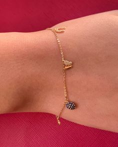 "Beautiful dainty yellow gold bracelet, so delicate for a nice gift because it can be used everyday . Pure gold \"not plated Metal------------14k yellow gold Length-----------7\" inches long Width-----------1 mm Bracelet can be extended longer from original size" Dainty Yellow Gold Round Charm Bracelet, Dainty Yellow Gold Bracelet As Gift For Her, 14k Yellow Gold Charm Bracelet With Delicate Chain, Dainty Yellow Gold Bracelet Gift For Her, Dainty Yellow Gold Bracelet For Party, Dainty Yellow Gold Charm Bracelet For Formal Occasions, Dainty Diamond Ring, Engagement Ring Photos, Gold Diamond Engagement Rings