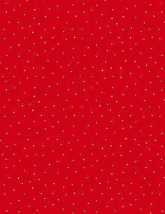 a red background with small white dots on the top and bottom part of the image