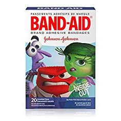 the dvd cover for band - aid, which features characters from inside out and inside out