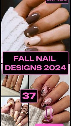 Fall Nails Almond Shape, Nails Almond Shape Short, Fall Nails Almond, Nail Fashion Trends, Nails Almond Shape, Simple Fall Nails, Elegant Nail Art, Vibrant Nails