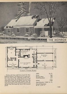 an old house is shown in the catalog