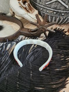 Native American Handmade Leather 11 Row Beaded Cuff By Shirley Begay 5/8" Adjustable Beaded Cuff Bangle, Adjustable Beaded Cuff Bracelet Bangle, Adjustable Beaded Cuff Bracelet, Southwestern Adjustable Cuff Bracelet, Adjustable Southwestern Cuff Bracelet, Adjustable Beaded White Cuff Bracelet, Adjustable Beaded White Bangle, Adjustable White Beaded Bangle, White Adjustable Cuff Jewelry