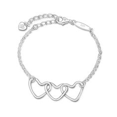 PRICES MAY VARY. CONNECTED HEARTS DESIGN - The interlocking heart design of this friendship bracelet symbolizes the unbreakable bond between friends and loved one, lovely gift that shows your bff how much you care GENUINE 925 STERLING SILVER – Our Friendship bracelet is made with real 925 sterling silver, which is hypoallergenic and free from harmful materials like nickel, lead, and cadmium. Perfect for those with sensitive skin. PERFECT FOR ANY OCCASION - Whether as birthday, anniversary, Chris Heart Bracelet For Best Friend, Heart Bracelet For Friendship And Mother's Day, Mother's Day Friendship Heart Bracelet, Sterling Silver Heart Bracelet For Friendship, Bff Friendship Bracelets, Bracelets For Sisters, Matching Bff, Cute Friendship, Connected Hearts