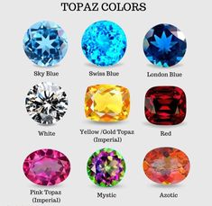 Diamond Color Chart, Rock Club, Gemstones Chart, Jewelry Knowledge, Big Necklace, Jewelry Real, Topaz Color, Turkish Jewelry, Kitchen Witch