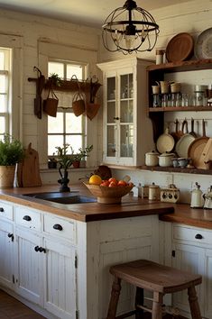 a kitchen filled with lots of counter top space