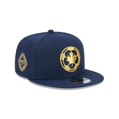 The Vancouver Whitecaps FC 2024 Jersey Hook 9FIFTY Snapback features an embroidered Whitecaps logo at the front panels with an alternate logo at the right-wear side. Additional details include a snapback closure at the rear and a navy undervisor. Flat Brim Baseball Cap With Team Logo For Streetwear, Snapback Hat With Team Logo For Fans, Flat Brim Streetwear Baseball Cap With Team Logo, Adjustable Flat Brim Baseball Cap With Logo, Adjustable Snapback Hat For Fans, Adjustable Team Logo Cap, Snapback Hats With Logo Patch, Adjustable Flat Bill Fitted Hat For Fans, Adjustable Team Logo Hat For Streetwear