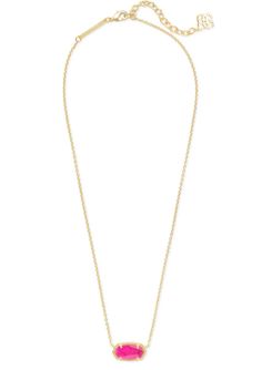 Our #1 best seller? The Elisa Gold Pendant Necklace in Azalea Illusion, one of the most iconic iterations of our signature shape. Dress it up or down, layer it or wear it solo - you can wear it every single day, in every single way. Gift tip: This stone is perfect for October birthdays! Mini Elisa Necklace, Elisa Necklace, Elisa Kendra Scott Necklace, Elisa Gold Pendant Necklace, Kendra Scott Azalea Illusion, Kendra Scott Necklace, October Birthday, Gold Pendant Necklace, Gold Pendant