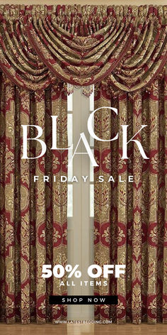 black friday sale with 50 % off all items