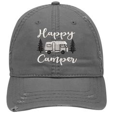 This hat is 100% cotton, soft and unstructured 6 panel low-fitting hat. One size fit most adult,Garment Washed  with VELCRO closure. All designs in our shop can be made on any item you like. Just send us a message before placing your order. We are print on demand(POD) and embroidery on demand 🙂 All items in our shop are made and fulfilled in-house( not third party). The standard process time is 1-3 days for your order.   Each item will be carefully checked and packed in a solid box. The standar Camper Hat, Cozy Camper, Camping Hat, Adventure Hat, Camping Hair, Spending Time In Nature, Hiking Hat, Custom Headbands, Distressed Baseball Cap