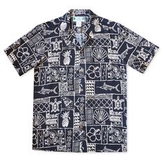 kaka’ako black hawaiian rayon shirt | hawaiian men shirt Iconic Beauty, Hawaii Usa, Hula Girl, Rayon Shirt, Shirt Store, Mens Hawaiian Shirts, Aloha Shirt, Hawaiian Shirts, Hibiscus Flowers