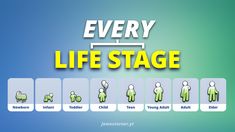 the words every life stage are written in different languages