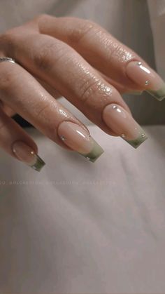 Nails Inspo Green, Nail Ideas Trendy, Trendy Nail Art Designs, Nail Art Designs Summer, Classy Acrylic Nails, Shiny Nails, Cute Gel Nails, Trendy Nail Art, Pink Acrylic Nails