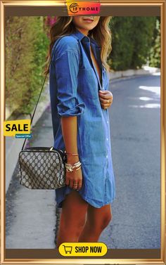 Plus Size Denim Long Sleeve Shirt Dress Trendy Collared Denim Top For Day Out, Collared Denim Blue Denim Dress For Day Out, Collared Denim Blue Dress For Day Out, Casual Denim Top For Spring Day Out, Summer Button-up Denim Top For Day Out, Button-up Denim Top For Summer Day Out, Chambray Denim Top For Fall Day Out, Fall Chambray Denim Top For Day Out, Summer Chambray Shirt Dress