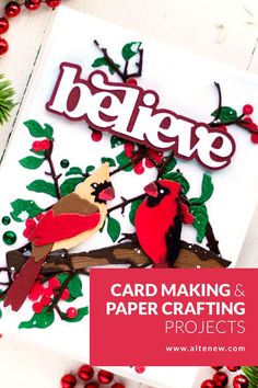 a card making and paper crafting project