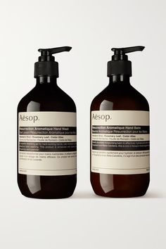 Colorless Resurrection Duet, 2 x 500ml | AESOP | NET-A-PORTER Aesop Packaging, Aesop Hand Wash, Aesop Soap, Dream Penthouse, Chanel Loafers, Cracked Hands, Grapefruit Seed Extract, Hand Balm, Amber Bottles