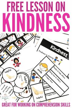 the free lesson on kindness for kids to learn how to use it in their homeschool