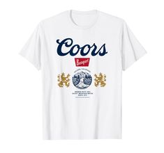 a white t - shirt with the words coors on it