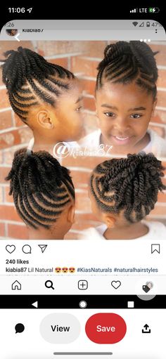 Twist Outs On Natural Hair Kids, Braided Hairstyles Straight Back, Kid Braided Hairstyles, Braided Hairstyles Straight, Hairstyles Straight Back, Toddler Braided Hairstyles, Black Kids Braids Hairstyles, Kids Braids, Lil Girl Hairstyles