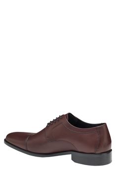 Show off this handsome cap-toe derby constructed from Italian calfskin leather with comfortable memory-foam cushioning. Memory foam cushioning Leather upper, lining and sole Imported Johnston Murphy, Calf Skin, Memory Foam, Derby, Leather Upper, Nordstrom, Leather