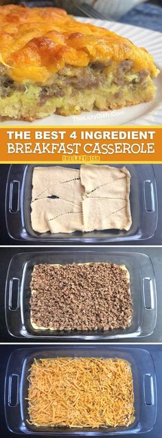 the best 4 ingredient breakfast casserole recipe