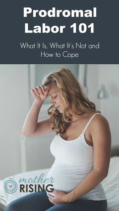 a pregnant woman sitting on her bed with the caption, what is it not and how to cope?