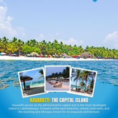 an advertisement for the capital island resort