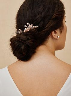 This hair comb pack comes complete with two rose gold-tone hairpieces that each feature a unique design of rhinestones, faux pearls, clear beads, and flowers. It’s the perfect way to tie together your “I Do” moment! Pack of 2. Comb design. Base metal. Imported. The best plus size women's Rose-Gold Tone Floral Faux Pearl Hair Comb Pack - of 2 in rose gold. Torrid is your destination for the freshest spring and summer styles. Comb Design, Pearl Hair Comb, Competition Hair, Pearl Hair Combs, Clear Beads, Velvet Hair, Hair Braid, Tone Hair, Hair Beads