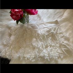 Forever 21 Lace Skorts Nwot Size S Brand New Never Been Worn. Lining Inside. Great For Teen. Perfect For Country Concert!! Country Concerts, Cream Lace, Cream White, Forever 21, Cream, Lace, Women Shopping, Color