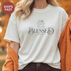 Introducing our beautiful Comfort Colors Christian shirts for women, featuring the powerful reminder that God is good all the time. This uplifting message is displayed on this soft and comfortable shirt, making it a perfect addition to your wardrobe. Embrace your faith in style with this inspiring design that will surely brighten your day and spread positivity wherever you go. Perfect for everyday wear or as a thoughtful gift for a loved one who values their faith. Add this unique and meaningful shirt to your collection today! ✦ PRODUCT DETAILS ✦ ✔ Style: Comfort Colors 1717 Shirt Embrace timeless style with our Comfort Colors 1717 shirt, renowned for its softness and classic worn-in look that only gets better with time. ✔ Material: 100% Cotton Crafted from 100% cotton, this shirt provides Biblical Shirts For Women, Faith Based Shirts, Faith Based T Shirts, Faith Based Tshirts, Scripture Shirt, Cotton T-shirt With Faith Text Print, Church Shirt, Faith Shirt, Christian Tees