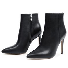 PRICES MAY VARY. 👢4" stiletto heel ankle boots,fashionable fall and winter boots. 👢Made of good quality PU leather or soft synthetic suede,with thin velvet inside,warm and comfortable. 👢Boots with zipper,easy to put on and take off. 👢Standard US size,please keep your usual size.If your feet are wide or you like to wear thick socks,suggest half a size up. 👢US warehouse,no worries for the return,exchange or other after-sales issue. Fall And Winter Boots, White Cowgirl Boots, Low Heel Booties, Amazon Shoes, Sock Ankle Boots, White Cowboy Boots, Snakeskin Boots, Ankle Boots For Women, Women Heels