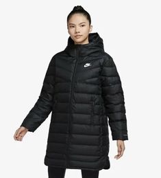 NIKE Sportswear Therma-FIT Repel Down Fill Women’s Long Jacket Size XXL NWT $220. Condition is New with tags. Shipped with USPS Ground Advantage. Long Puffer Jacket, Long Puffer, Puffer Jacket Women, Hooded Parka, Womens Parka, Long Jacket, Parka Jacket, Winter Coats Jackets, Women's Coats & Jackets