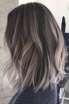 Ash Brown Hair is Exactly What You Need to Update Your Style in 2019 ★ Short Ombre Hair, Hair Color Balayage, Hair Envy, Hair Color Trends, Brown Hair Colors, Blonde Highlights, Ombre Hair