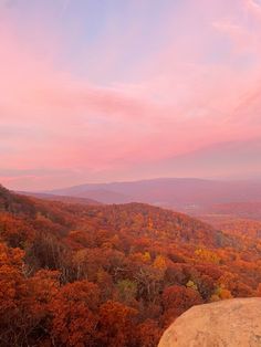 colorful fall photo of blueridge mountains Fall Sunrise Aesthetic, Fall In Mountains, Fall Sky Aesthetic, Fall Mountains Aesthetic, Fall Mountain Wallpaper, November Widget, Mountains In The Fall, Fall Mountains, Fall Sunrise