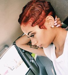 Finger Waves Short Hair, Finger Wave Hair, Woman Hairstyles, Natural Hair Short Cuts, Cute Short Haircuts, Prom Hairstyles For Short Hair, Finger Waves, Pelo Afro, Have Inspiration