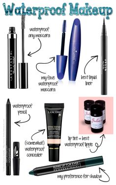 Most Effective Water Proof Makeup Wedding Makeup Beach, Makeup For Summer, Beach Products, Best Waterproof Mascara, Beauty Tips In Hindi, Waterproof Concealer, Overnight Beauty, Mascara Tips