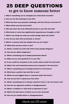 Here is an ultimate list of deep and fun questions to get to know someone. This list is perfect if you've been looking for deep questions to ask friends, get to know each other questions, and simple questions to know someone better. I've included over 100 questions to ask someone. Enjoy!