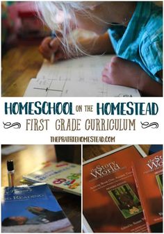 the first grade student is doing their homework at home school on the homestead