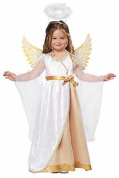 Christmas Sweet Little Angel Toddler Child Costume | eBay Toddler Angel Costume, Nativity Costumes, California Costumes, Angel Outfit, Angel Costume, Angel Dress, Toddler Halloween Costumes, White Angel, Funny Costumes